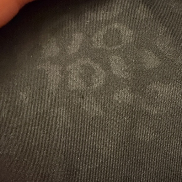 Constantly Varied Gear- Black on Black-Cheetah Print Full Length Leggings- XXL - Picture 5 of 6